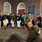 Dec 16 2023 Fife and Drum musicians perform at Boston Tea Party 250th event!